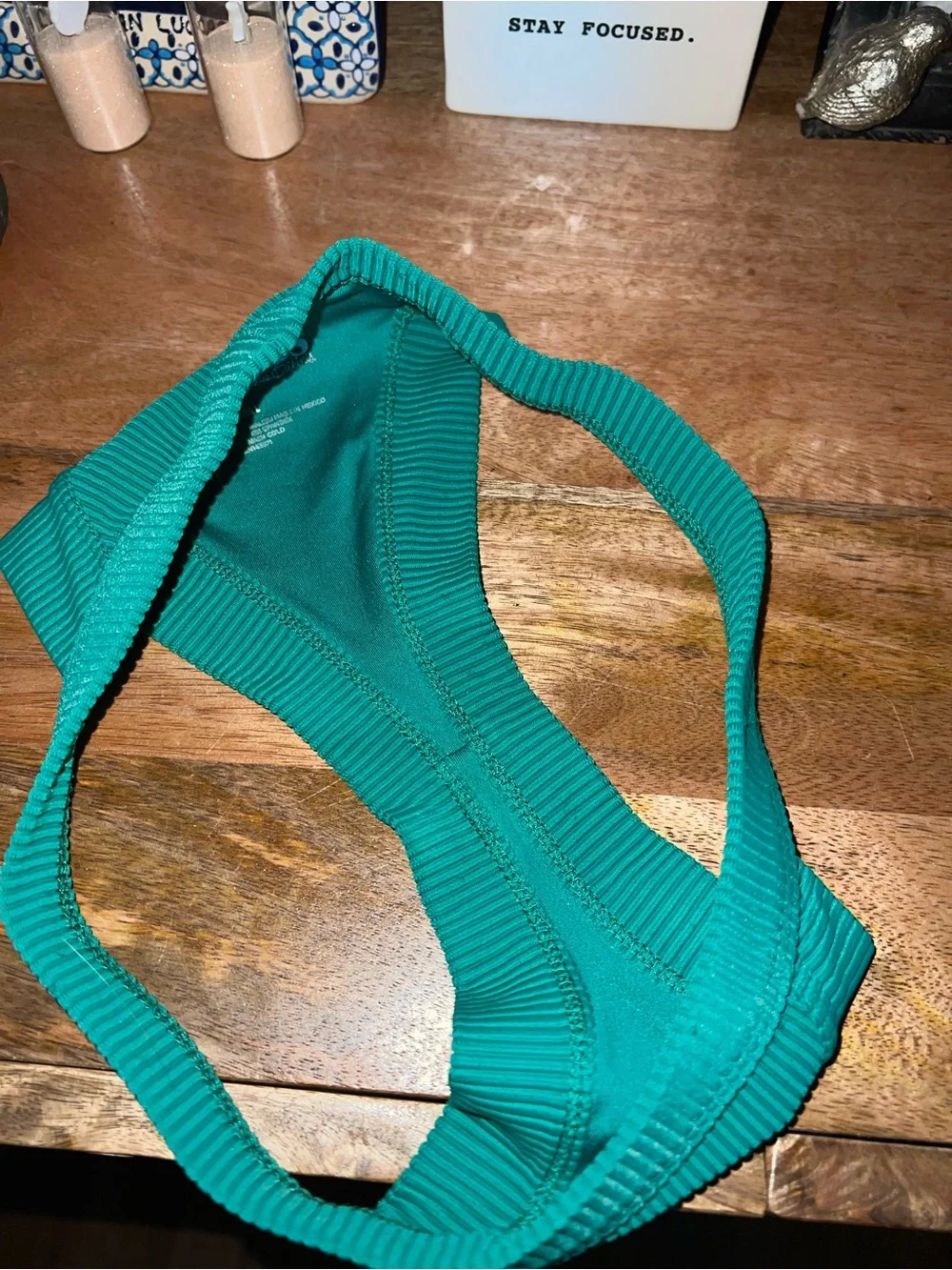 Frankie’s Bikinis Emerald Green Bikini Bottom Size X-Small